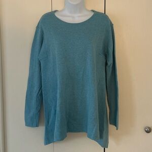 J. Jill Cotton blend reversible sweater S